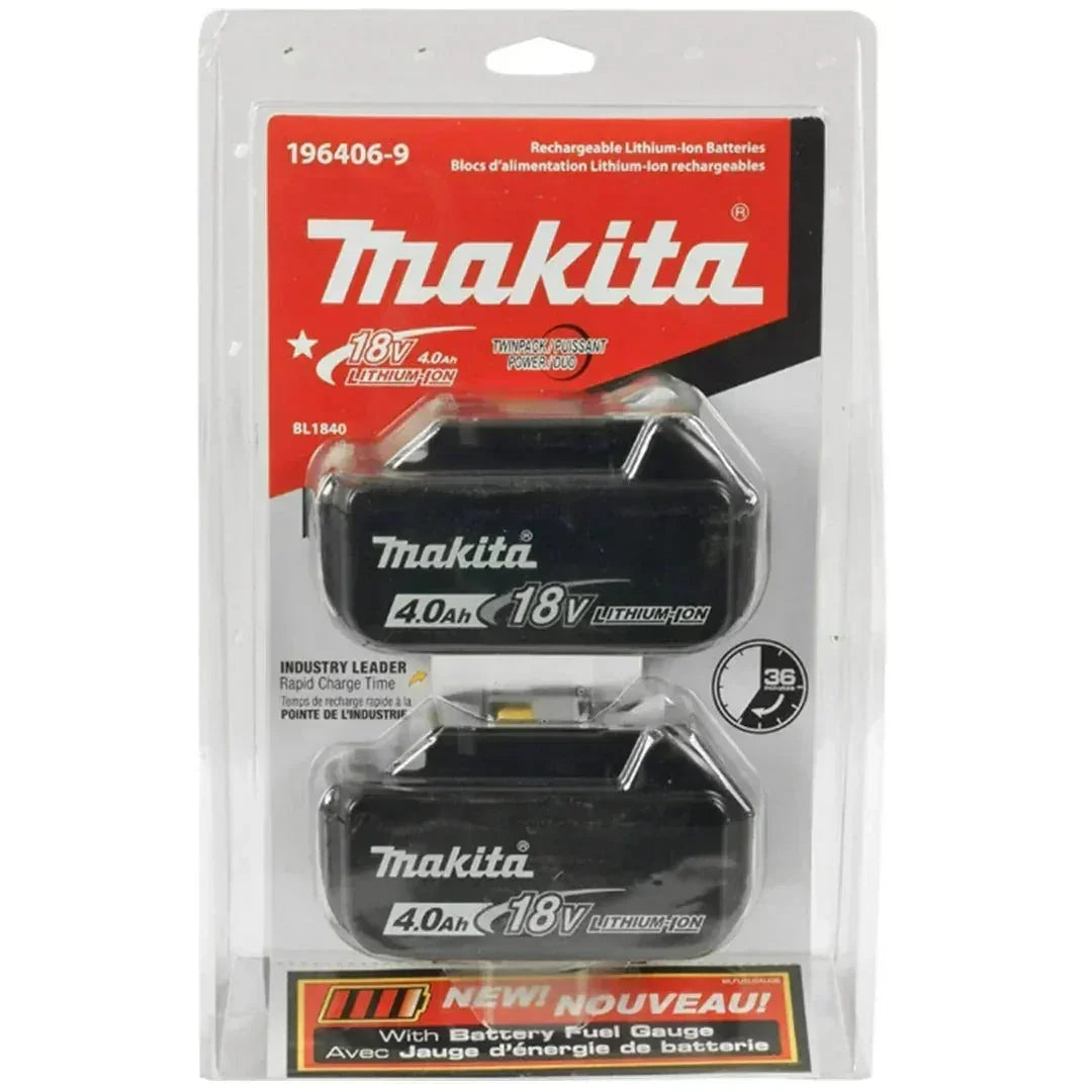 Makita 18V 4.0Ah Battery Combo 2-Pack