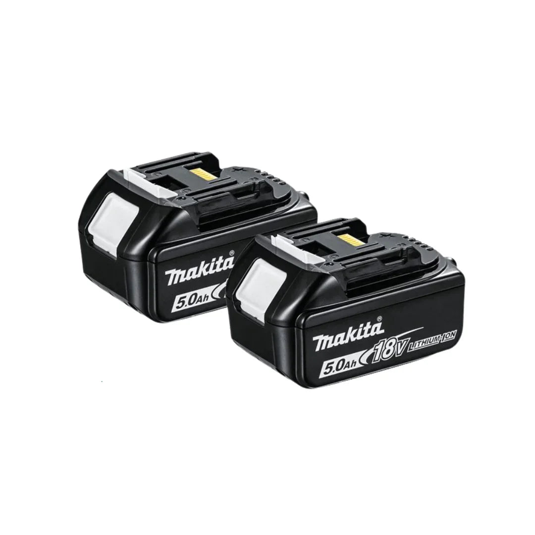 Makita 18V LXT 125mm Brushless Grinder Kit – DGA504Z with 2x 5Ah Batteries Included